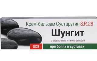 Шунгит крем-бальзам для суставов