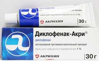 Нестероидные противовоспалительные мази